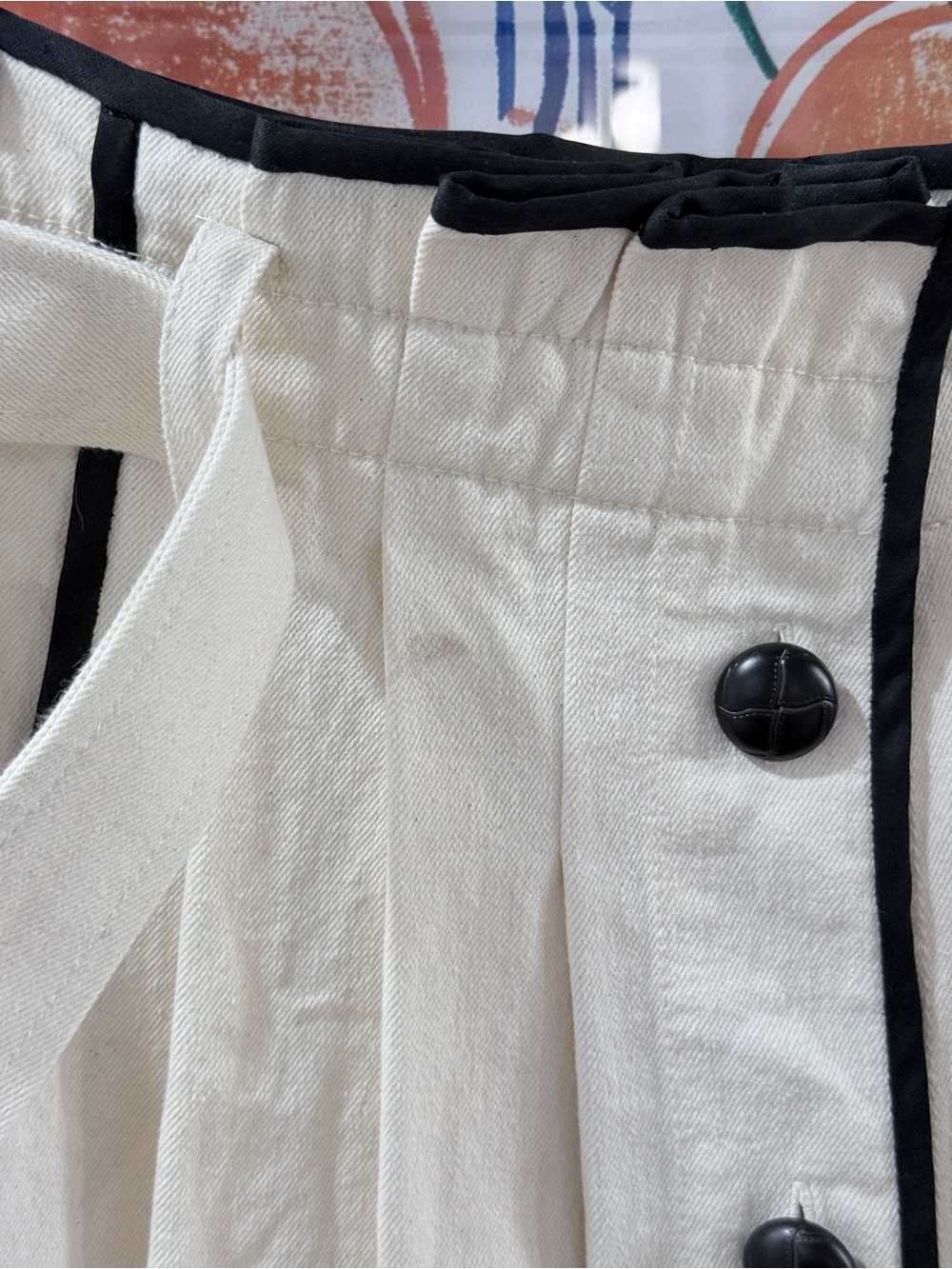 J. Crew Collection Pleated Denim Midi Skirt with Belt - Picture 6 of 10